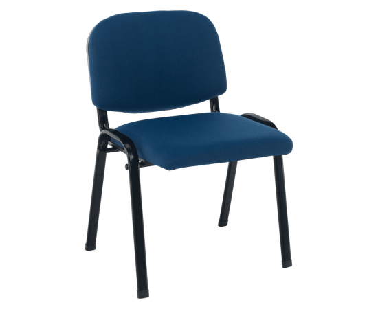 KONDELA Kancelárska stolička, tmavomodrá, ISO ECO