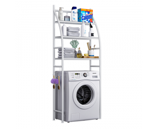 KONDELA Regál nad práčku, biela, VIMERA