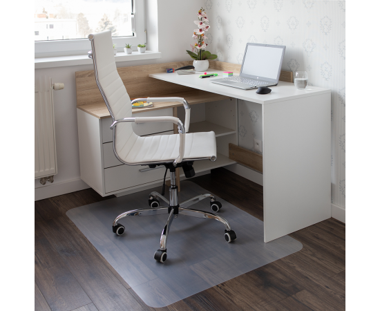 KONDELA Ochranná podložka pod stoličku, transparentná, 100x70 cm, 0,8 mm, ELLIE NEW TYP 6