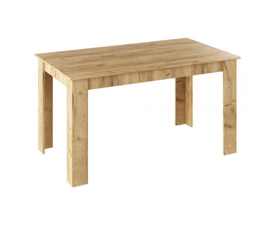 KONDELA Jedálenský stôl, dub artisan, 140x80 cm, GENERAL NEW KONDELA Jedálenský stôl, dub artisan, 140x80 cm, GENERAL NEW