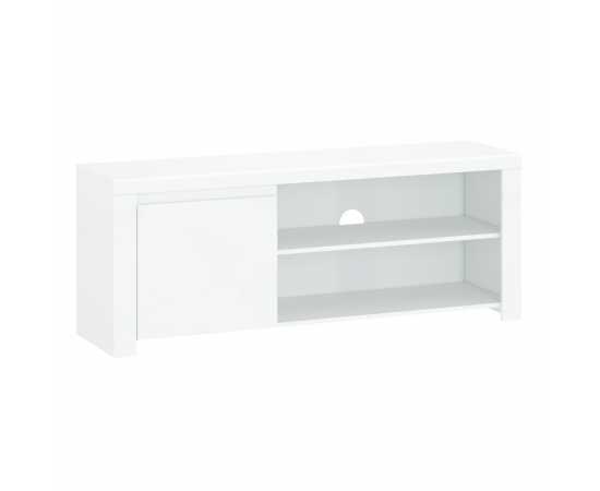 KONDELA TV stolík 1D/160, biely lesk, LINDY KONDELA TV stolík 1D/160, biely lesk, LINDY
