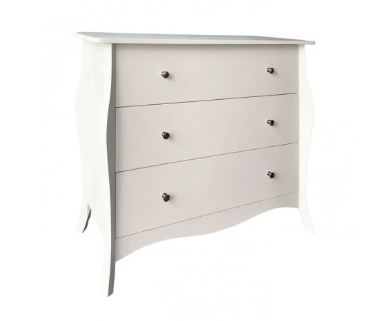 KONDELA Komoda, biela, ELIANA