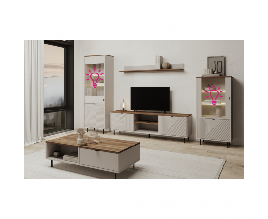 KONDELA LED osvetlenie, 2-klipové, biela, EYCO KONDELA LED osvetlenie, 2-klipové, biela, EYCO