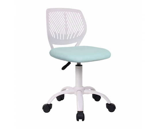 KONDELA Otočná stolička, neomint/biela, SELVA