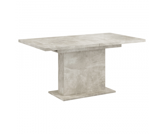 KONDELA Jedálenský rozkladací stôl, betón, 160-200x90 cm, BOBA