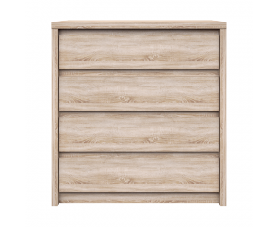 KONDELA Komoda 4S, dub sonoma, NORTY TYP 21