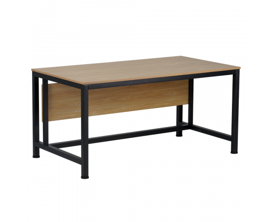 KONDELA Písací stôl, dub/čierna, 120x80 cm, KILIS NEW KONDELA Písací stôl, dub/čierna, 120x80 cm, KILIS NEW