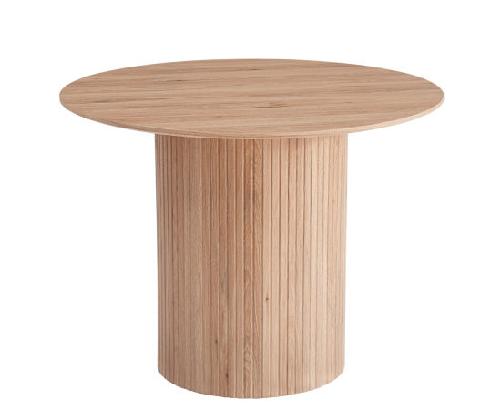 KONDELA Jedálenský stôl, dub, priemer 100 cm, PAOLO KONDELA Jedálenský stôl, dub, priemer 100 cm, PAOLO