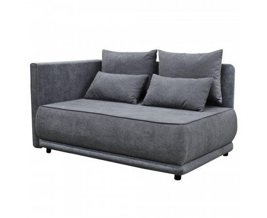 KONDELA Rozkladacia pohovka, sivá, ľavá, LIAMI