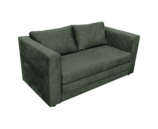 KONDELA Rozkladacia pohovka, zelená, BEJA