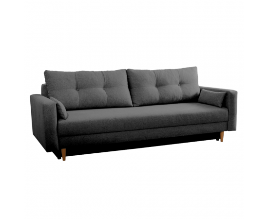 KONDELA Rozkladacia pohovka, sivá, BONYK KONDELA Rozkladacia pohovka, sivá, BONYK