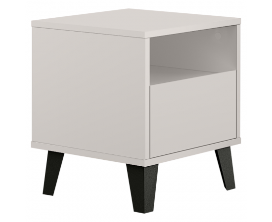 KONDELA Nočný stolík, kašmír, BOGAN NEW 1S KONDELA Nočný stolík, kašmír, BOGAN NEW 1S