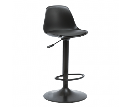 KONDELA Barová stolička, čierna, DOBBY NEW