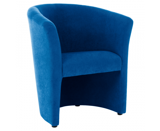 KONDELA Klubové kreslo, modrá, CUBA