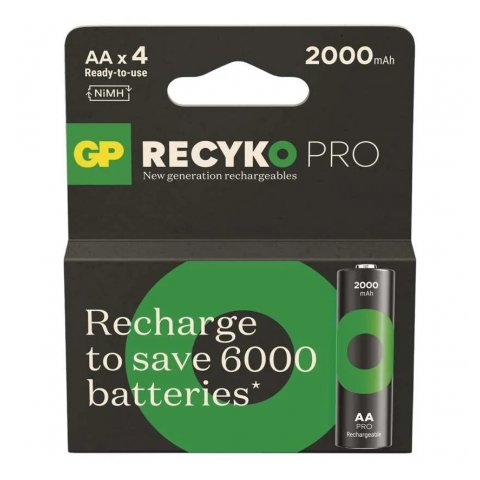 GP B26204 NABIJACIA BATERIA RECYKO PRO PROFESSIONAL (AA)