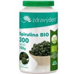 Spirulina BIO tablety, 300 tabliet