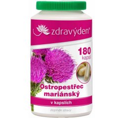 Pestrec mariánsky 180 kapsúl