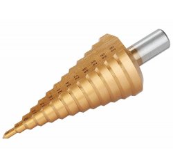 Vrták stupňovitý TiN, Ø4-39mm/3mm, 13 otvorov