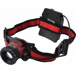Čelovka CREE XPL LED, 450lm, 3,7V Li-Po 2,4Ah, nabíjanie cez USB