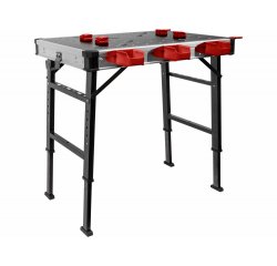 Stôl pracovný skladací, max. 450kg, 845x598x735-885mm, fixačné otvory