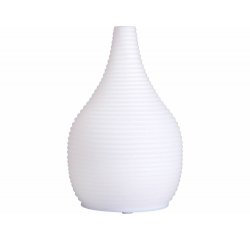 Aróma difuzér SNOWY, mliečne sklo, 90ml, 7 farieb, 5W, Ø12,2x19,6cm