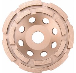 Kotúč brúsny diamantový dvojradový, 125mm, pozdĺžne lamely