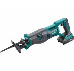 Píla chvostová aku Share20V, 1x 2Ah, zdvih 25,4mm, bezuhlíkový motor