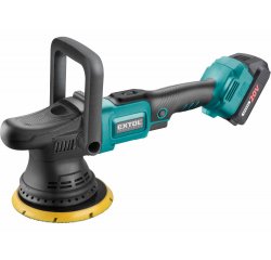 Leštička orbitálna excentrická Share20V, 1x 2Ah Li-ion, 2,4A nabíjačka, 150mm, suchý zips