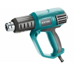 Pištoľ teplovzdušná s plynulou reguláciou, príkon 2000W, LCD