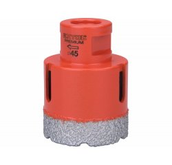 Vrták korunkový diamantový do uhlovej brúsky, Ø45mm