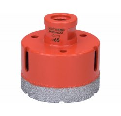Vrták korunkový diamantový do uhlovej brúsky, Ø65mm