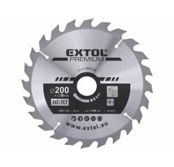 Kotúč pílový s SK plátkami, Ø200x3,2x30mm, 24z