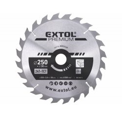 Kotúč pílový s SK plátkami, Ø250x3,2x30mm, 24z
