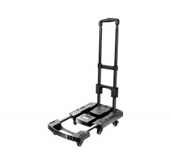 Vozík skladací plošinový, nosnosť 200kg, max. ložná plocha 60x32cm, 6 koliesok