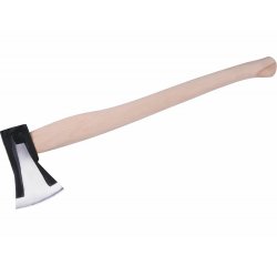Sekera štiepacia kovaná, drevená slovenská násada, 1000g, 600mm