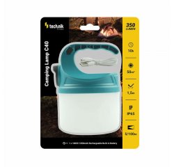 TECHNIK MT-C40 CAMPING LANTERN KEMPINGOVE SVIETIDLO, STROBOSKOP, POWER INDICATOR LED, 360° UHOL