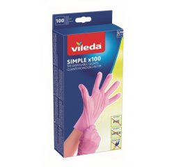 VILEDA SIMPLE RUKAVICE S/M 100 KS