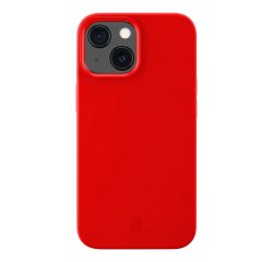 CELLULARLINE SENSATIONIPH13R PRE APPLE IPHONE 13 OCHRANNY SILIKONOVY KRYT SENSATION, CERVENY