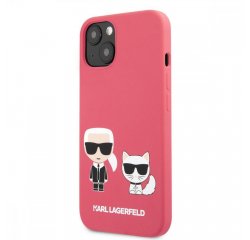 KARL LAGERFELD KLHCP13MSSKCP PRE IPHONE 13 CHOUP. LIQ.SILIC. ZADNY KRYT RED