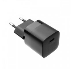 FIXED FIXC30M-C-BK SIETOVA NABIJACKA MINI S USB-C VYSTUPOM A PODPOROU PD, 30W, CIERNA
