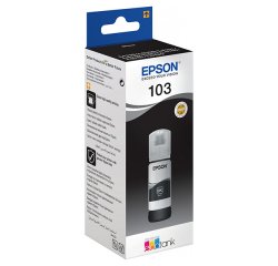 EPSON ORIGINAL INK C13T00S14A, 103, BLACK, 65ML, EPSON ECOTANK