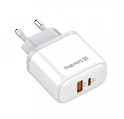 COLORWAY AC NAB. POWER DELIVERY PORT PPS USB (TYPE-C PD + USB QC3.0) (45W) (CW-CHS042PD-WT)