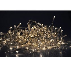 SOLIGHT 1V40-WW LED VIANOCNY ZAVES, CENCULE, 120 LED, 3MX0,7M, PRIVOD 6M, VONKAJSIE, TEPLE BIELE