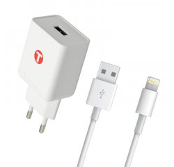 MOBILNET NSI-0070-USB-LIGHT SIETOVA NABIJACKA S LIGHTNING KABLOM 3.4A, QUICK CHARGE 1M, EKO BALENIE