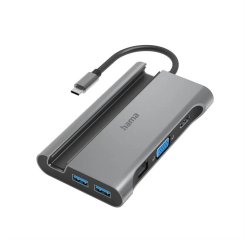 HAMA 200102 USB-C HUB, CONNECT2MOBILE, MULTIPORT LAN/ETHERNET, 7 PORTOV