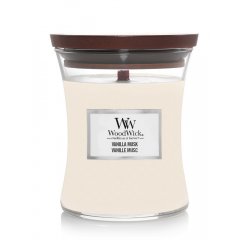 WOODWICK SVIECKA VANILLA MUSK STREDNA 275G, 1743607E
