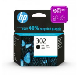 HP 302 ORIGINAL ATRAMENT, BLACK, 190 STRAN, F6U66AE