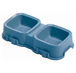 TONTARELLI MISKA PET DVOJITA 2X0,5L MODRA, 8144633704
