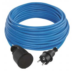 EMOS P01420W WEATHERPROOF PREDLZOVACI KABEL 20 M/1 ZASUVKA/CIERNY/SILIKON/230 V/1,5 MM2