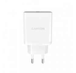 CANYON H-36 VYSOKORYCHLOSTNA NABIJACKA 1XUSB-A, 36W QUICK CHARGE 3.0 TECHNOLOGIA, BIELA CNE-CHA36W0